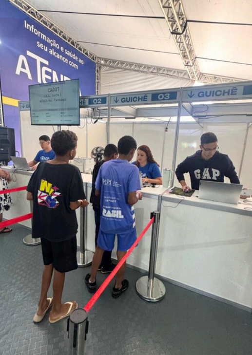 Recepção do Atenda+