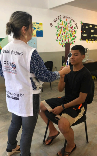 Atendimento oftalmológico FRAO